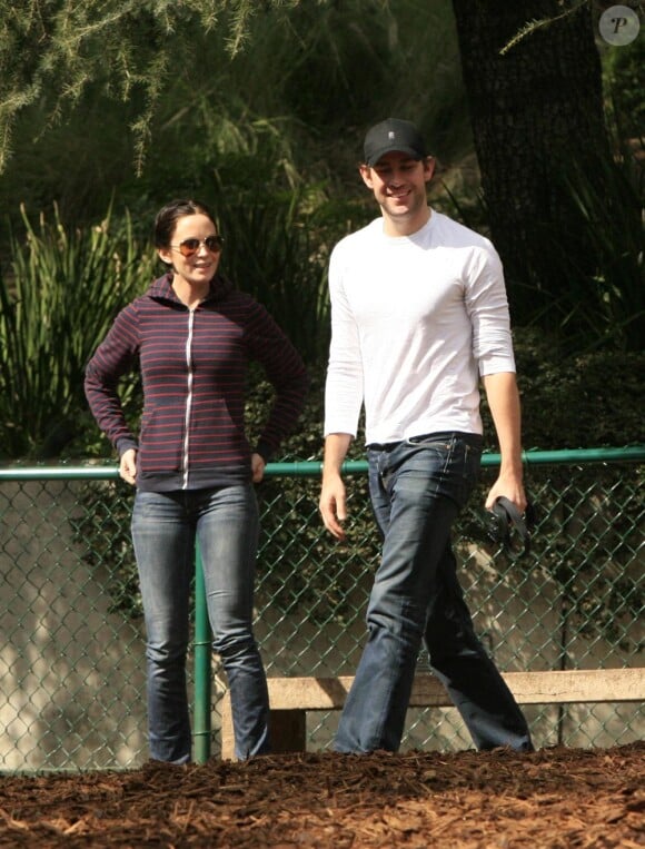 Emily Blunt et John Krasinski à Los Angeles le 20 février 2010