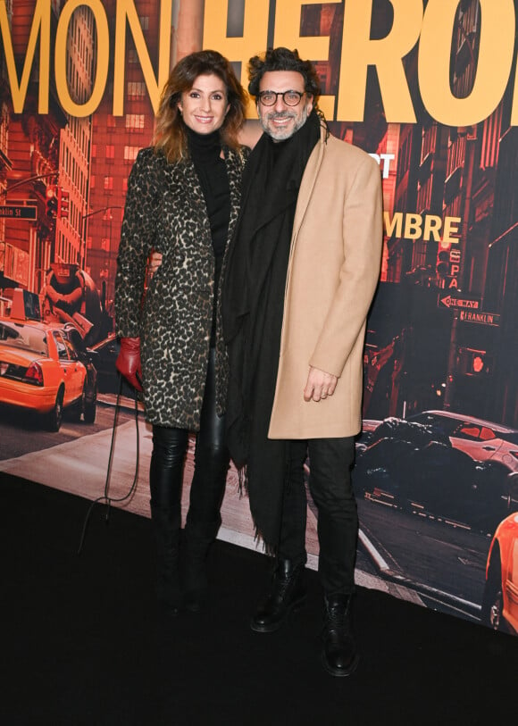 Caroline Ithurbide et son compagnon Polo Anid - Avant-première du film "Mon héroïne" au cinéma UGC Normandie à Paris le 12 décembre 2022. © Coadic Guirec/Bestimage