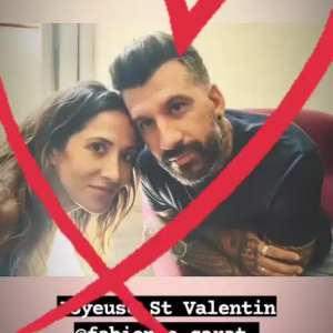 Fabienne Carat fête sa première Saint-Valentin avec son compagnon Alain - Instagram