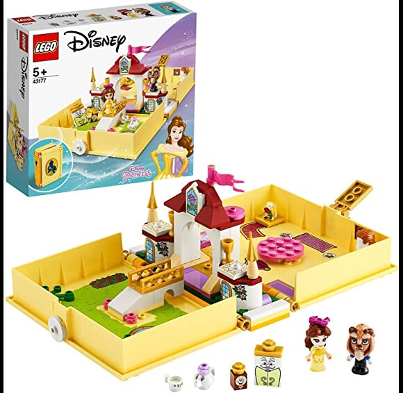 Votre enfant va découvrir la salle de bal du château de Belle dans ce jeu de construction Lego Disney Princess Les aventures de Belle