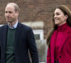 Le prince William, prince de Galles, et Catherine (Kate) Middleton, princesse de Galles, à leur arrivée au Windsor Foodshare à Windsor. Le 26 janvier 2023 