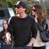 Kate Beckinsale, son mari Len Wiseman, et sa fille Lily, sont de sortie à Santa Monica, le samedi 20 février, pour une virée shopping en famille.