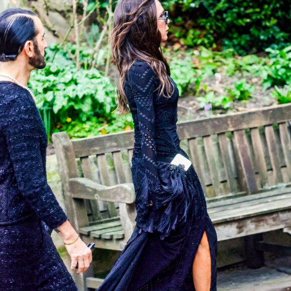 Victoria Beckham lors de l'hommage rendu à Vivienne Westwood et à son héritage en la cathédrale Southwark à Londres, Royaume Uni, le 16 février 2023.