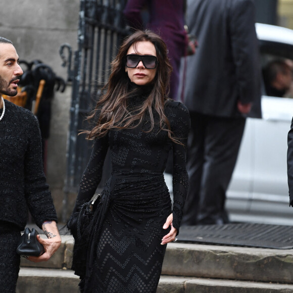 Victoria Beckham lors de l'hommage rendu à Vivienne Westwood et à son héritage en la cathédrale Southwark à Londres, Royaume Uni.