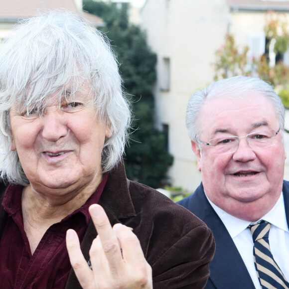 Sandrine Bonnaire, Jacques Higelin, Daniel Vaillant - Fête des Vendanges de Montmartre 2014 à Paris, le 11 octobre 2014.