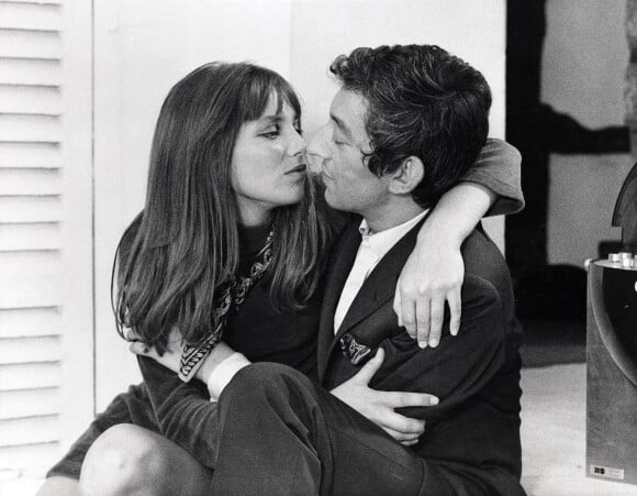 Archives - Jane Birkin et Serge Gainsbourg sur le tournage du film "Slogan" 1969