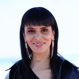 Shy'm (Tamara Marthe) au photocall de la série "Cannes confidential" lors de la 5ème saison du festival International des Séries "Canneseries" à Cannes le 5 avril 2022. © Norbert Scanella / Panoramic / Bestimage  Photocall for "Cannes Confidential" the 5th Canneseries Festival - Day Four on April 05, 2022 in Cannes, France 