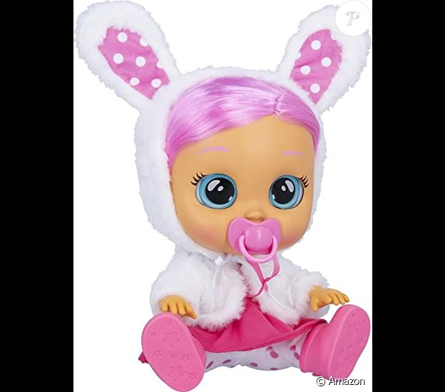 Quoi de plus mignon qu'un bébé transformé en lapin comme ce poupon Cry Babies Dressy Coney le lapin