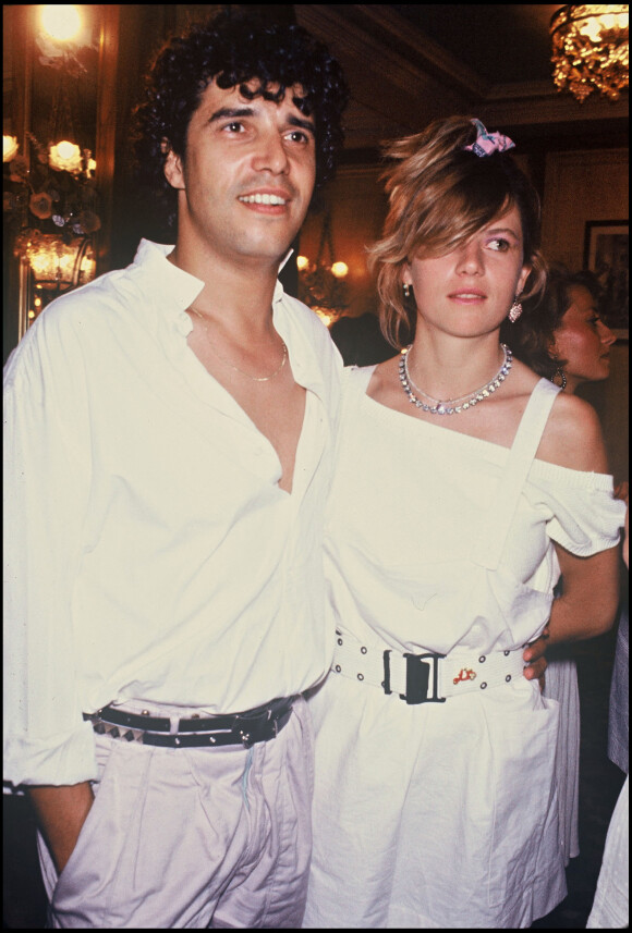 Julien Clerc et Virginie Coupérie-Effeil en 1985