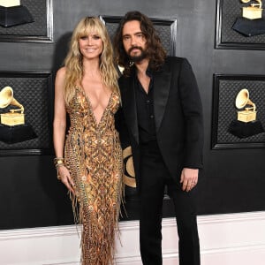 Heidi Klum et son mari Tom Kaulitz - Photocall de la cérémonie des 65ème Grammy Awards à Los Angeles le 5 février 2023. 