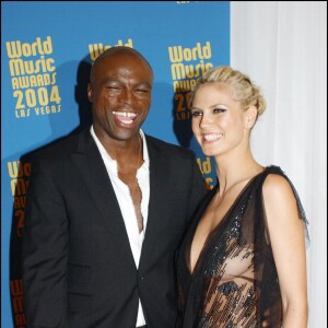 Seal et son ex femme Heidi Klum aux Worl Music Awards en 2004 à Las-Vegas.