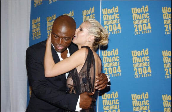 Seal et son ex femme Heidi Klum aux Worl Music Awards en 2004 à Las-Vegas.