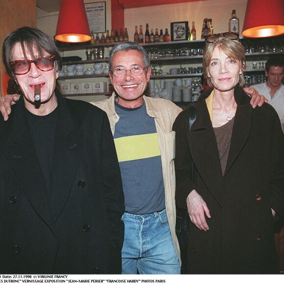 Jacques Dutronc, Françoise Hardy et Jean-Marie Perrier