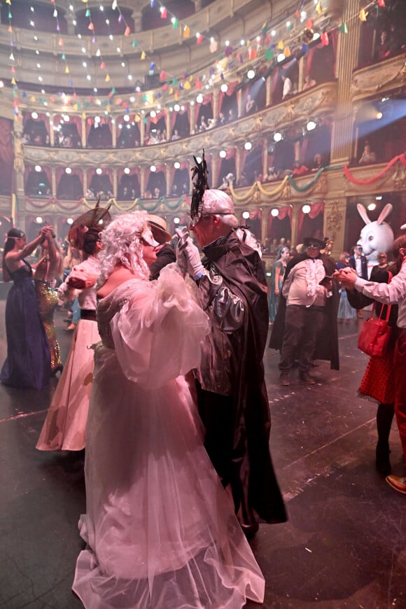 Retour du Grand Bal du Veglione à l'Opéra de Nice pour le 150eme Carnaval de Nice, le 25 février 2023. © Bruno Bebert / Bestimage