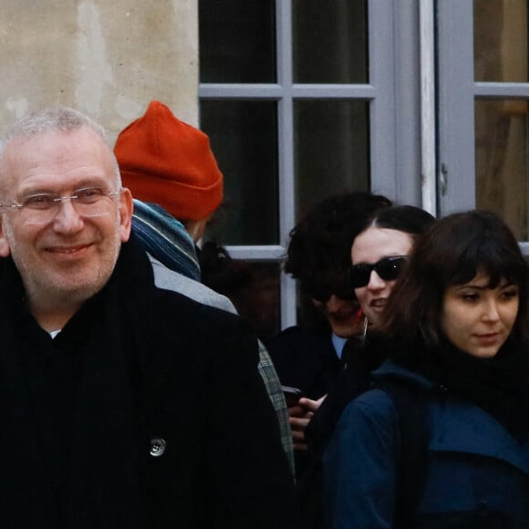 Jean-Paul Gaultier - People au défilé de mode Femmes prêt-à-porter automne-hiver 2023-2024 "Weinsanto" lors de la fashion week de Paris. Le 27 février 2023 © Christophe Clovis / Bestimage 