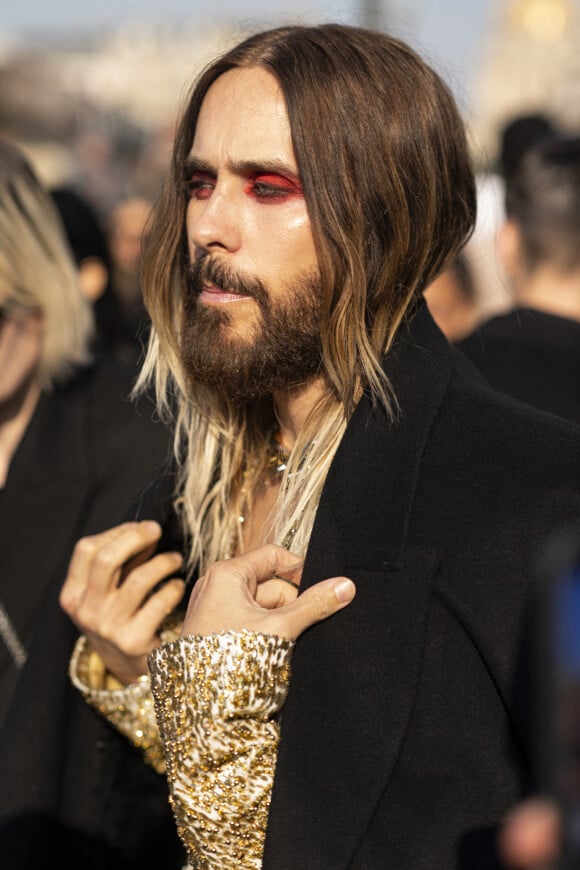 Jared Leto - Défilé Givenchy prêt-à-porter automne-hiver 2023-2024 lors de la Fashion Week de Paris, le 2 mars 2023.