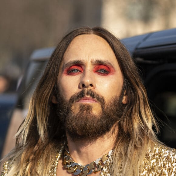 Jared Leto - Défilé Givenchy prêt-à-porter automne-hiver 2023-2024 lors de la Fashion Week de Paris, le 2 mars 2023.