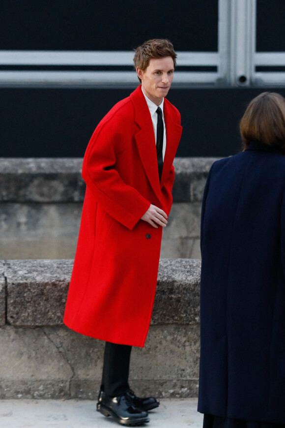 Eddie Redmayne - Défilé de mode prêt-à-porter automne-hiver 2023-2024 "Alexander McQueen" aux Invalides lors de la Fashion Week de Paris. Le 4 mars 2023. © Veeren-Christophe Clovis / Bestimage