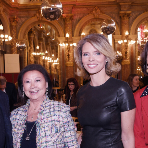 Exclusif - Pascal Legitimus, Jeanne d'Hauteserre, maire du 8ème arrondissement de Paris, Sylvie Tellier - Déjeuner du Chinese Business Club à l'occasion de la Journée Internationale des Droits des Femmes à l'InterContinental Opéra à Paris le 7 mars 2023. © Rachid Bellak/Bestimage