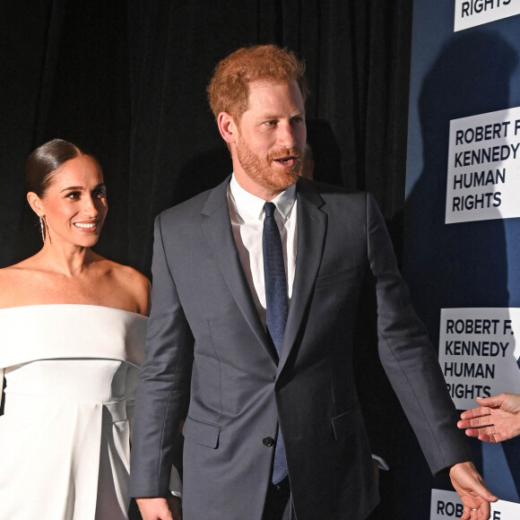 Le prince Harry et Meghan Markle - Photocall de la soirée de gala Robert F Kennedy Human Rights à New York le 6 décembre 2022. 