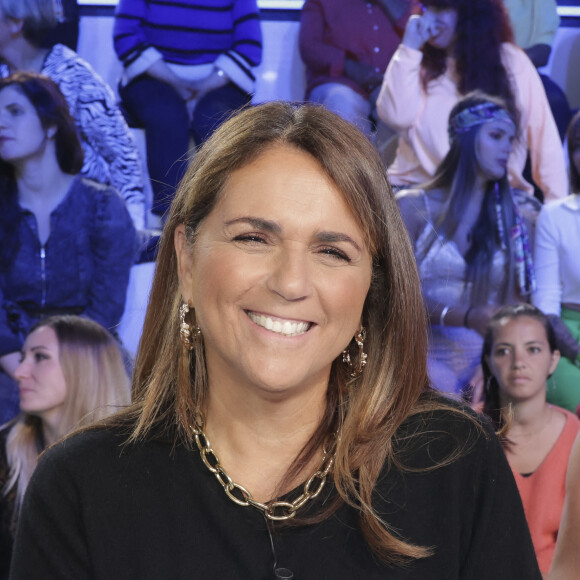 Exclusif - Valérie Benaim sur le plateau de l'émission "Touche Pas à Mon Poste (TPMP)", présentée par C.Hanouna et diffusée en direct sur C8 le 22 septembre © Jack Tribeca / Bestimage 