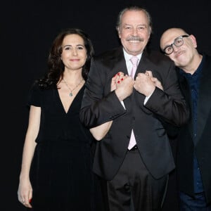 Exclusif - Chloé Lambert, Michel Leeb, Philippe Vieux - Backstage - Enregistrement de l'émission "La boîte à secrets 16", présentée par F.Bollaert et diffusée le 10 mars sur France 3 © Christophe Clovis / Bestimage