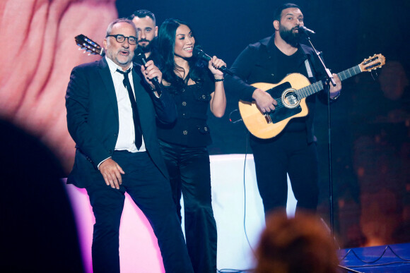 Exclusif - Antoine Duléry, Anggun - Surprises - Enregistrement de l'émission "La boîte à secrets 16", présentée par F.Bollaert et diffusée le 10 mars sur France 3 © Christophe Clovis / Bestimage