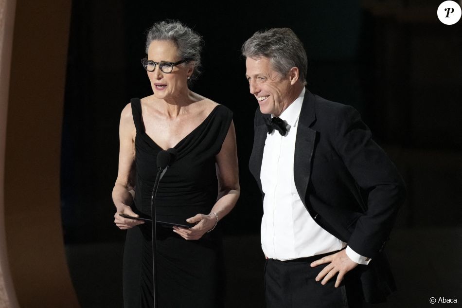 Hugh Grant et Andie McDowell ont remis l'Oscar des Meilleurs décors