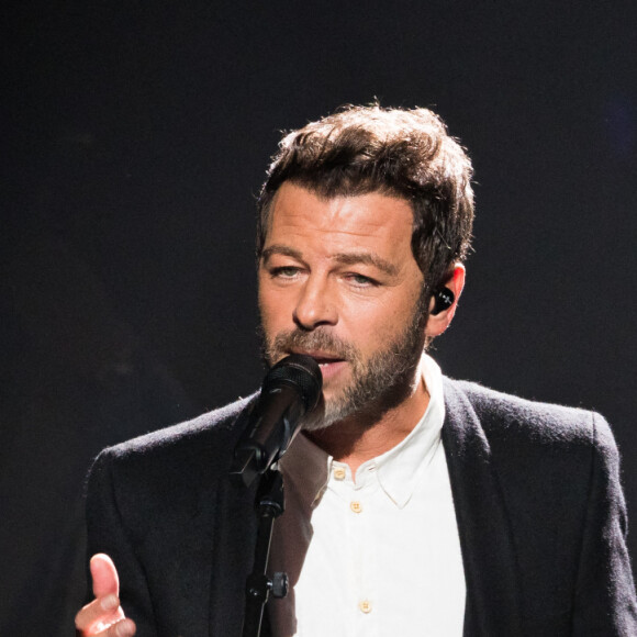 Christophe Maé - Deuxième jour de la 33ème édition du Téléthon au Parc de la Villette à Paris le 7 décembre 2019. Le compteur de la 33ème édition du Téléthon a atteint 74,6 millions d'euros dimanche 8 décembre, en hausse par rapport à l'édition 2018 où l'événement caritatif avait été bousculé par la mobilisation des "gilets jaunes". © Tiziano Da Silva/Bestimage