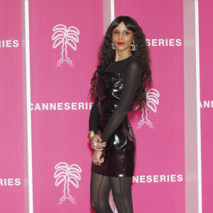 Shy'm (Tamara Marthe) pour la série "Cannes Confidential" - Photocall lors de la 5ème saison du festival International des Séries "Canneseries" à Cannes le 4 avril 2022. © Denis Guignebourg / Bestimage 