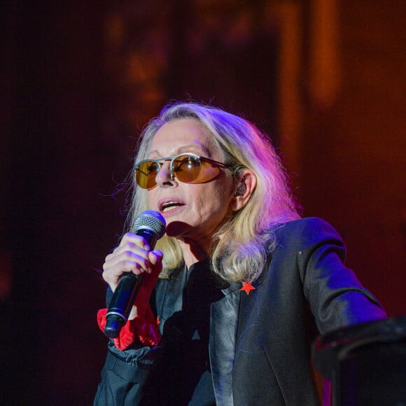 Exclusif - Véronique Sanson en concert pour le festival du château de Solliès-Pont, France, le 17 juillet 2021. © Patrick Carpentier/Bestimage