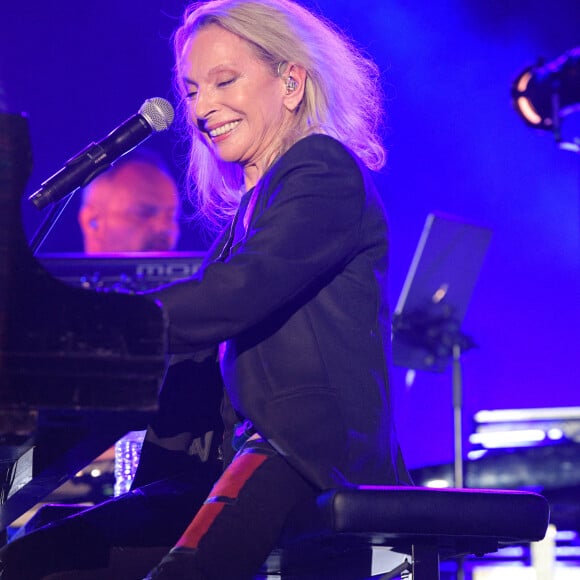 Exclusif - Véronique Sanson en concert pour le festival du château de Solliès-Pont, France, le 17 juillet 2021. © Patrick Carpentier/Bestimage