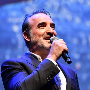 Jean Dujardin durant l'avant première mondiale au Grimaldi Forum à Monaco, le 9 février 2023. © Bruno Bebert / Bestimage 