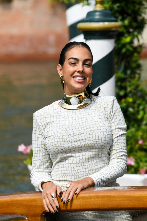Georgina Rodriguez - Arrivées au Lido lors de la 79ème édition du Festival International du Film de Venise, la Mostra. Le 1er septembre 2022