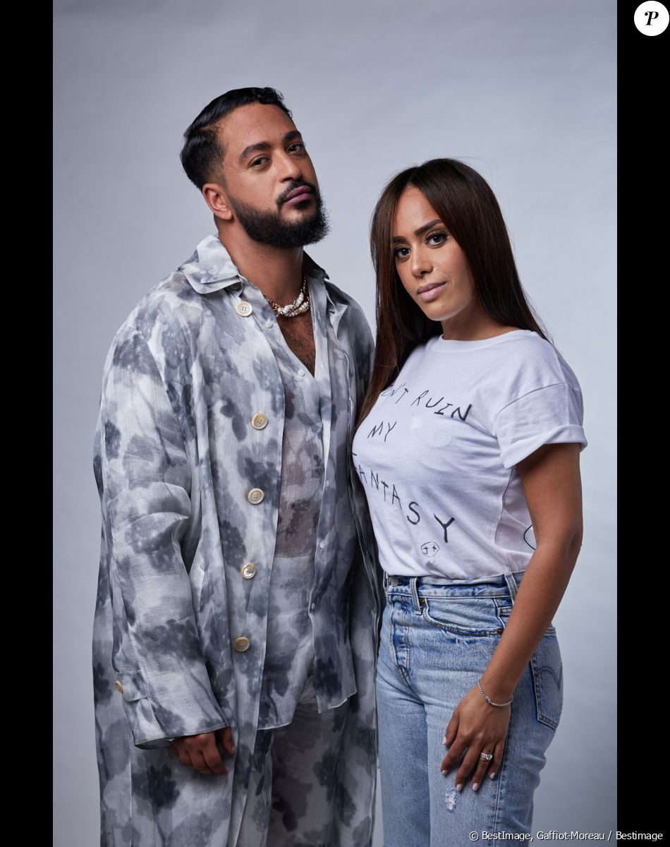 Exclusif - Slimane et Amel Bent - Studio - Enregistrement de l'émission "La grande soirée des duos", qui sera diffusée le 14 octobre sur W9 © Gaffiot-Moreau / Bestimage