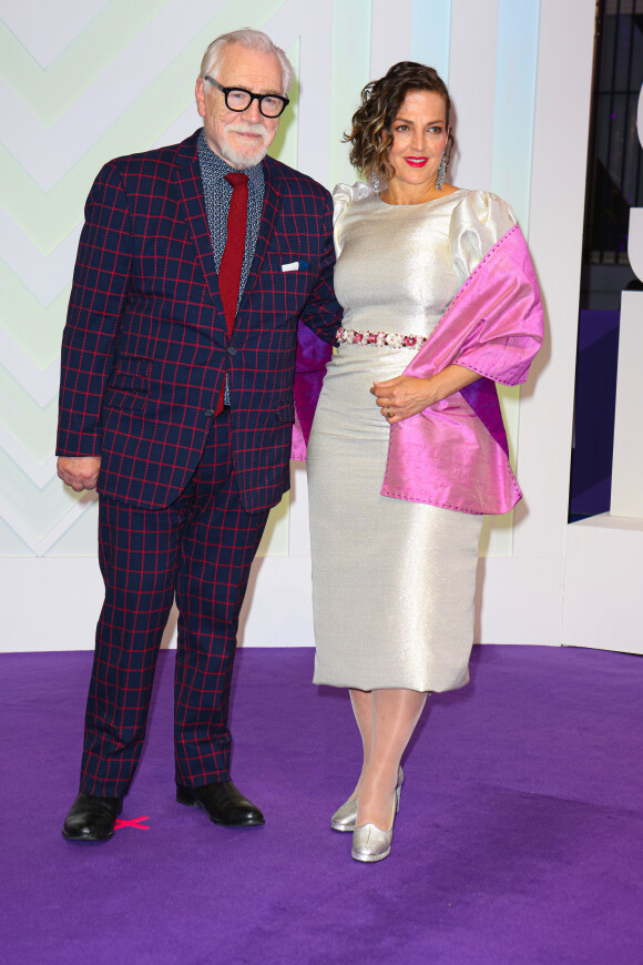 Brian Cox et sa femme Nicole Ansari-Cox - Cérémonie d'ouverture du Festival Séries Mania à Lille le 17 mars 2023. © Stéphane Vansteenkiste/Bestimage 