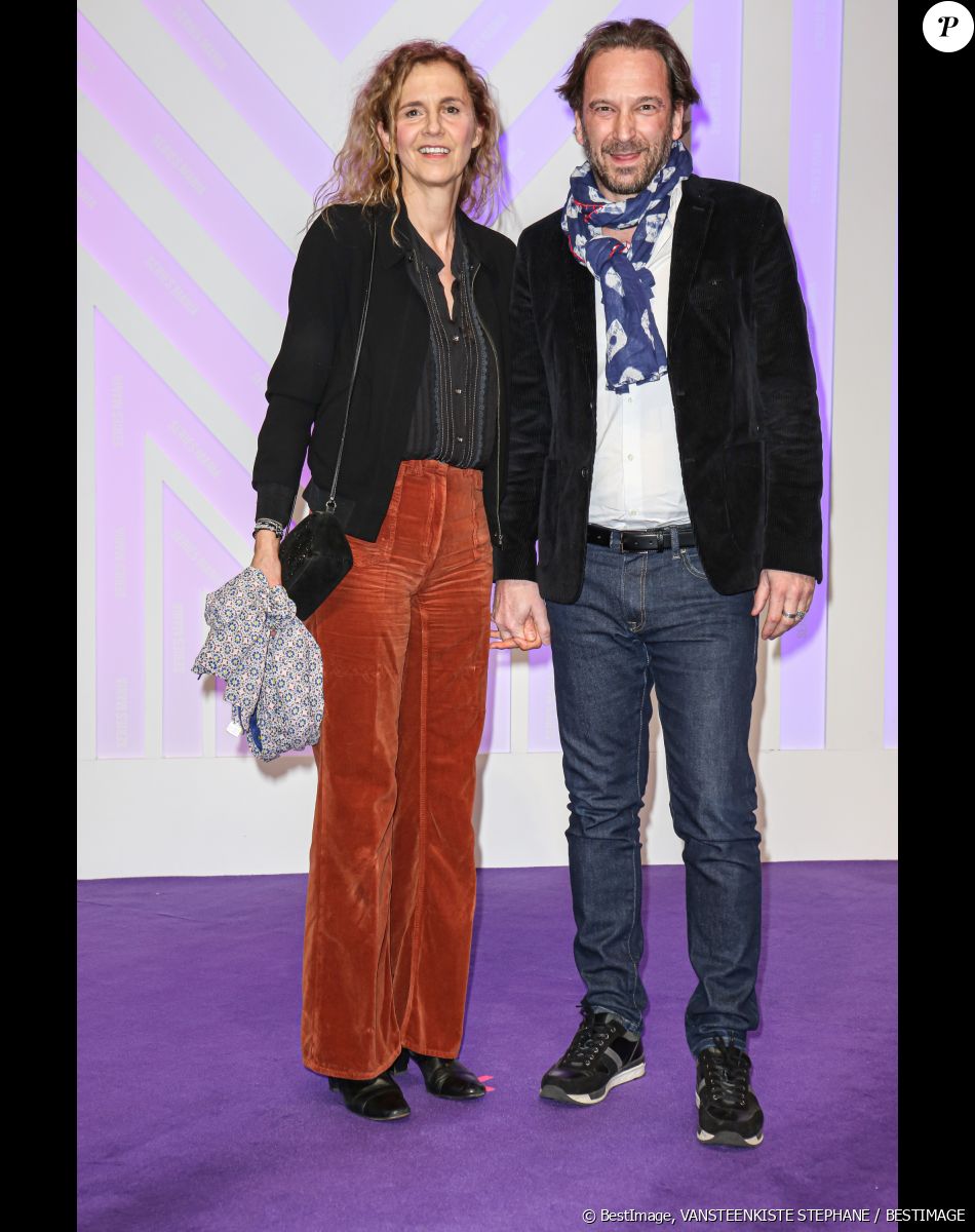 Delphine De Vigan et son compagnon François Busnuel - Cérémonie d'ouverture du Festival Séries Mania à Lille le 17 mars 2023. © Stéphane Vansteenkiste/Bestimage
