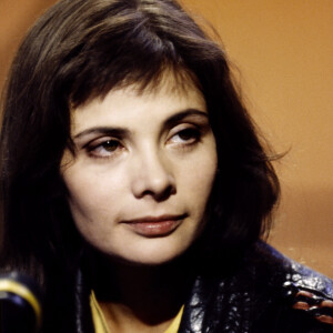 Archives - Marie Trintignant sur le plateau de l'émission TV "Ciel mon mardi!". Le 18 juin 1991