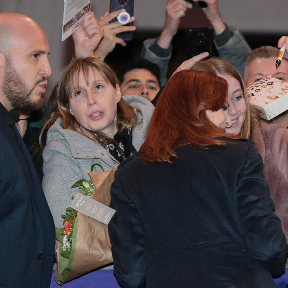 L'actrice Marcia Cross au festival Series Mania à Lille quelques minutes avant l'annulation de la soirée en raison de l'arrivée de manifestants contre la réforme des retraites. Lille le 21 mars 2023. © Stephane Vansteenkiste / Bestimage 