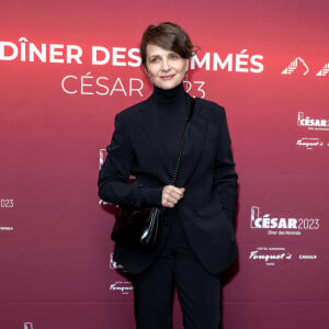 Juliette Binoche au photocall du dîner des nommés au Cesar 2023 au Fouquet's à Paris le 6 février 2023. © Olivier Borde / Bestimage 