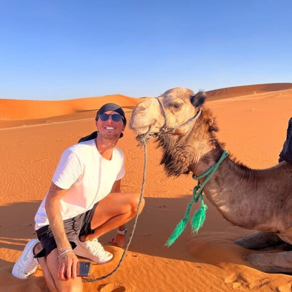 Vincent Shogun dans le désert du Sahara