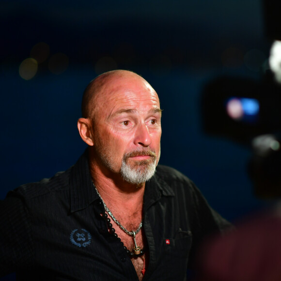 Exclusif - Vincent Lagaf' - Soirée Marcel Campion au restaurant La Bouillabaisse Plage de Saint-Tropez, France, le 7 août 2019. © Rachid Bellak/Bestimage 