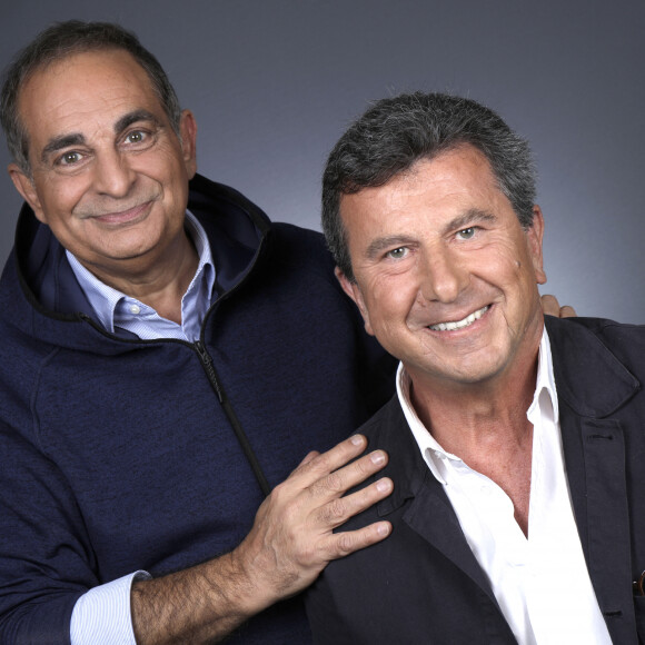 Sur le plateau de "Y'a que la vérité qui compte", rien ne va se passer comme prévu.
Portrait de Laurent Fontaine et Pascal Bataille, lors de l'enregistrement de l'émission "Chez Jordan". Le 28 septembre 2022 © Cédric Perrin / Bestimage