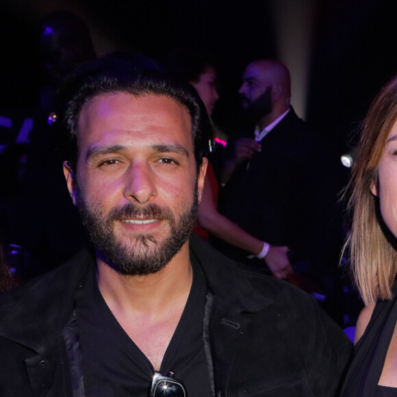 Maxim Nucci (Yodelice) et sa compagne enceinte Isabelle Ithurburu - Maxim Nucci (Yodelice) et sa compagne enceinte Isabelle Ithurburu assistent au match de boxe de Tony Yoka au palais des sports de Paris, le 23 juin 2018 © Veeren-CVS/Bestimage