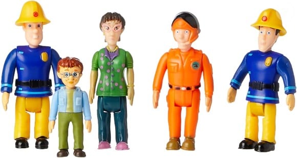 Votre enfant va retrouver tous les personnages emblématiques de la série avec ce coffret de figurines Sam le pompier de Character Options