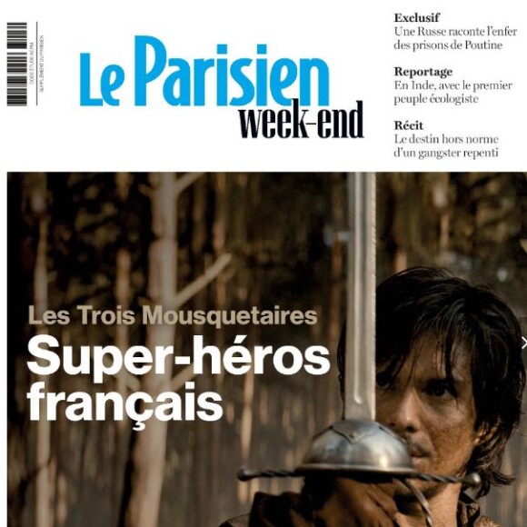 François Civil en couverture du "Parisien week-end", numéro du 31 mars 2023.