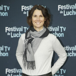 L'animatrice est en effet la maman de Samy polyhandicapé et atteint d'autisme. 
Le jury documentaire Eglantine Eméyé lors de la 24ème édition du festival TV de Luchon le 8 février 2022. © Christophe Aubert / Bestimage 