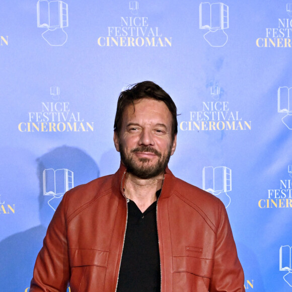 Samuel Le Bihan au photocall de la soirée du 8 octobre lors de la 4ème édition du festival Cinéroman à Nice. © Bruno Bebert / Bestimage