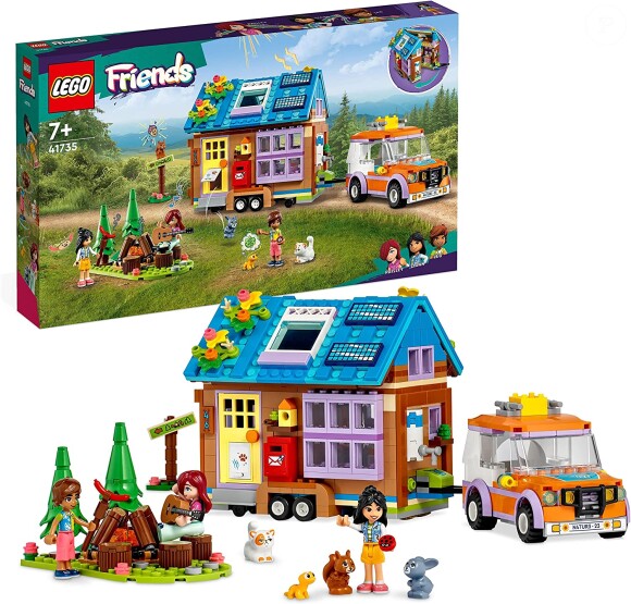 Tout le confort d'une maison, même lorsque l'on part, c'est possible avec ce jeu de construction Lego Friends la mini maison mobile