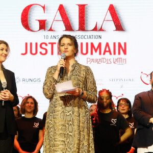 Marlène Schiappa, Slimane ou encore Juliette Tressanini ont répondu à l'appel pour les 10 ans de l'association Juste Humain. 
Nathalie Nicoloff (fondatrice de l'association), Marlène Schiappa au Gala des 10 ans de l'association "Juste Humain" au Paradis Latin à Paris.